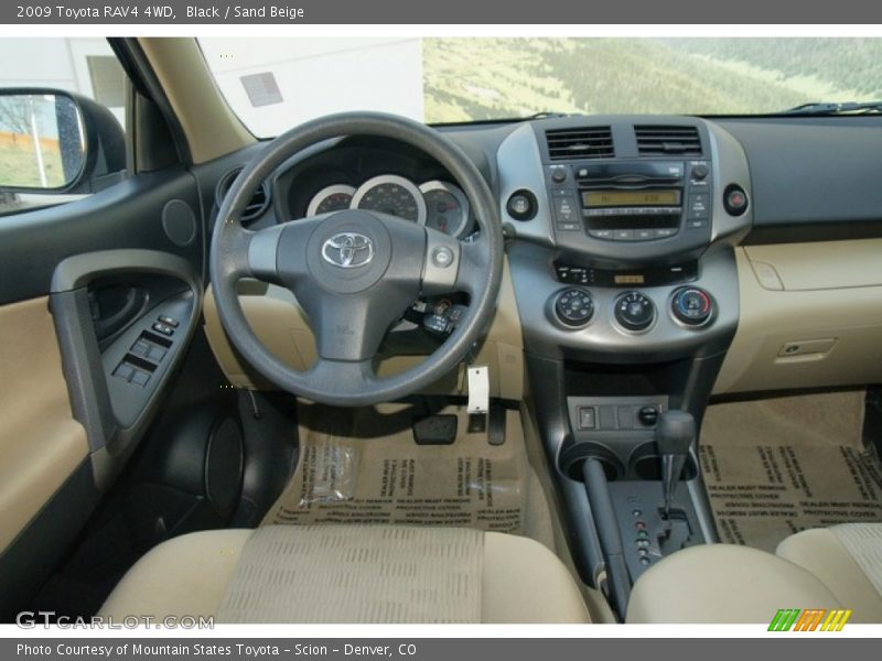 Black / Sand Beige 2009 Toyota RAV4 4WD