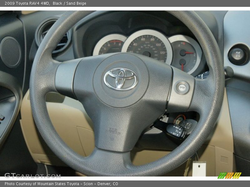 Black / Sand Beige 2009 Toyota RAV4 4WD