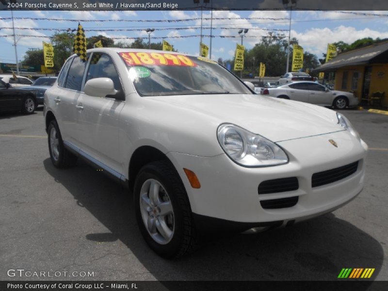 Sand White / Havanna/Sand Beige 2004 Porsche Cayenne S