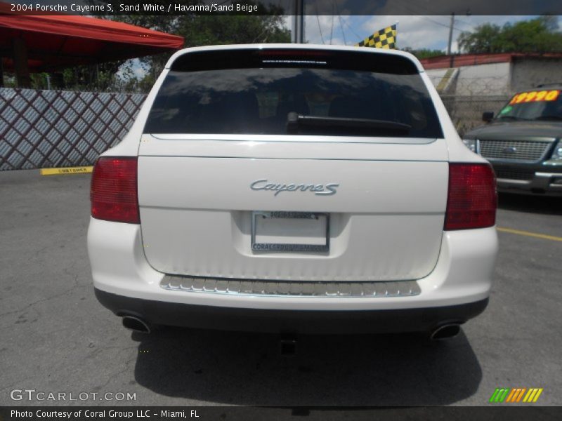 Sand White / Havanna/Sand Beige 2004 Porsche Cayenne S