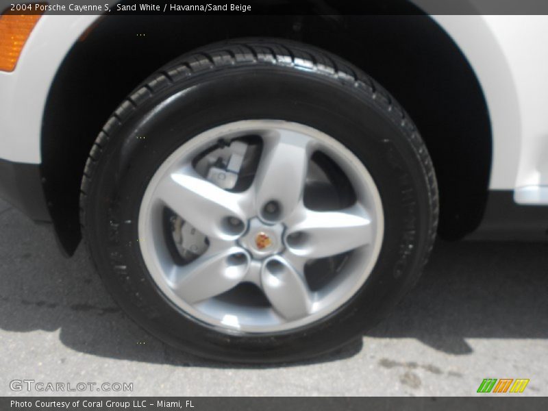 Sand White / Havanna/Sand Beige 2004 Porsche Cayenne S