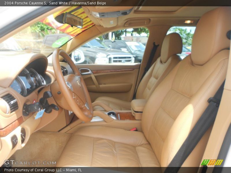 Sand White / Havanna/Sand Beige 2004 Porsche Cayenne S