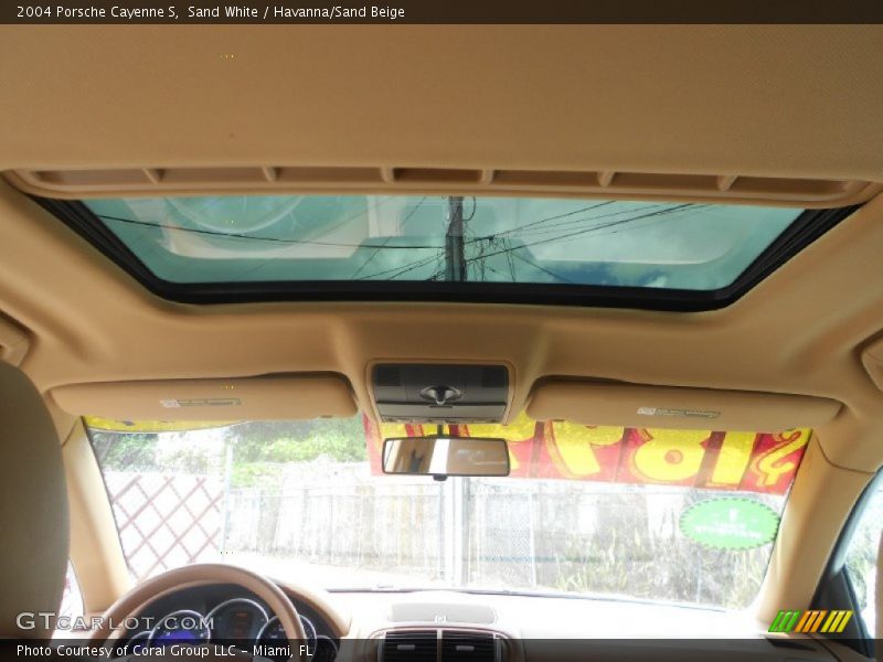 Sand White / Havanna/Sand Beige 2004 Porsche Cayenne S