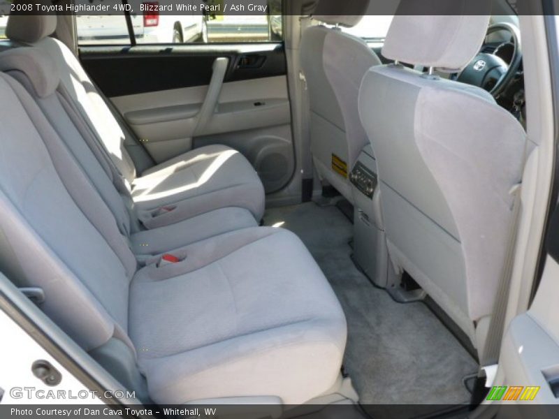 Blizzard White Pearl / Ash Gray 2008 Toyota Highlander 4WD