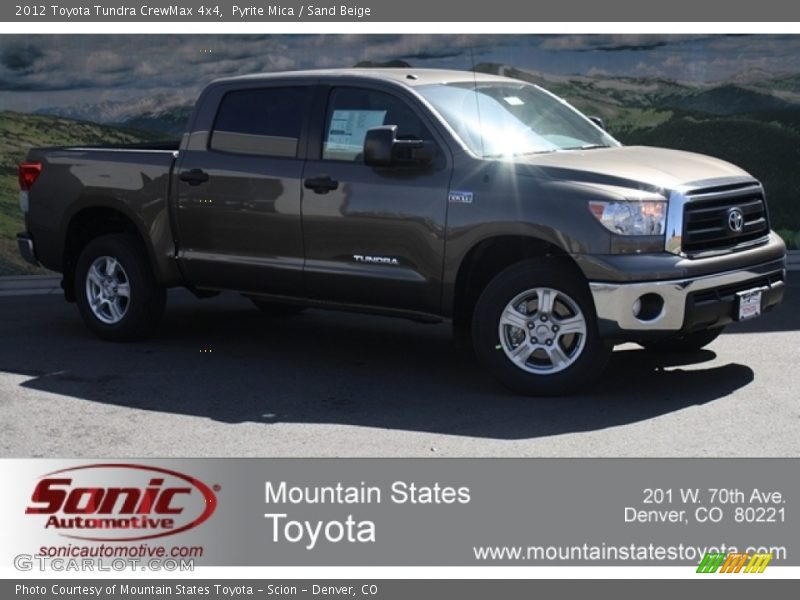 Pyrite Mica / Sand Beige 2012 Toyota Tundra CrewMax 4x4
