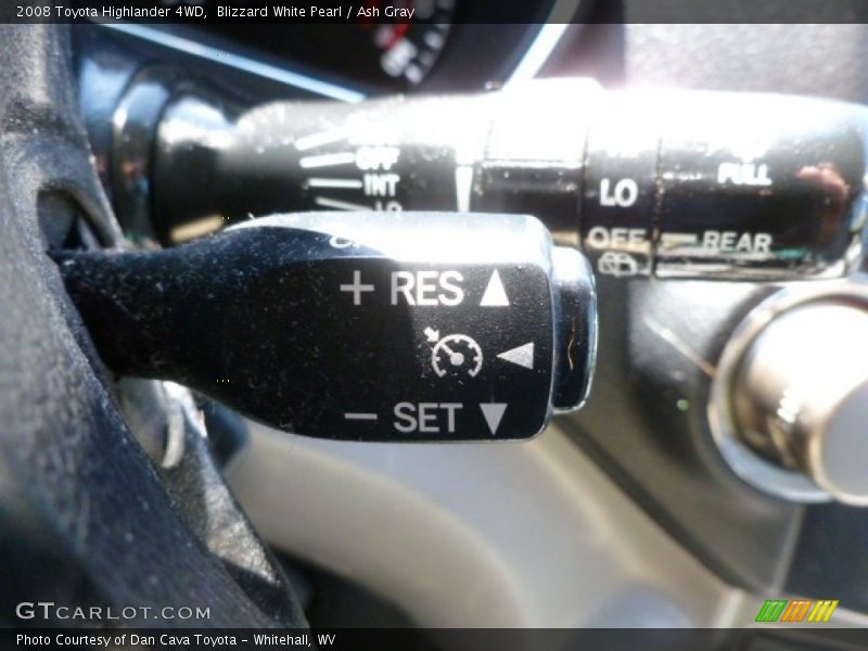 Blizzard White Pearl / Ash Gray 2008 Toyota Highlander 4WD