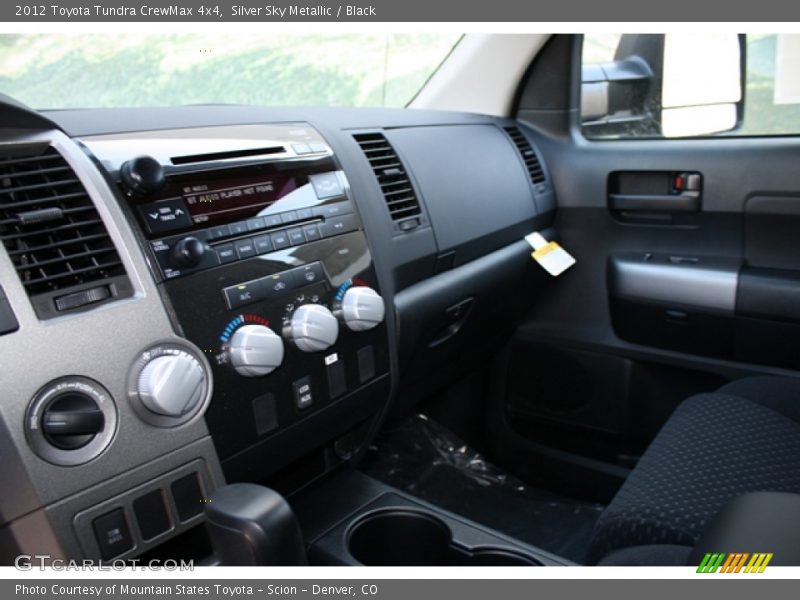 Silver Sky Metallic / Black 2012 Toyota Tundra CrewMax 4x4