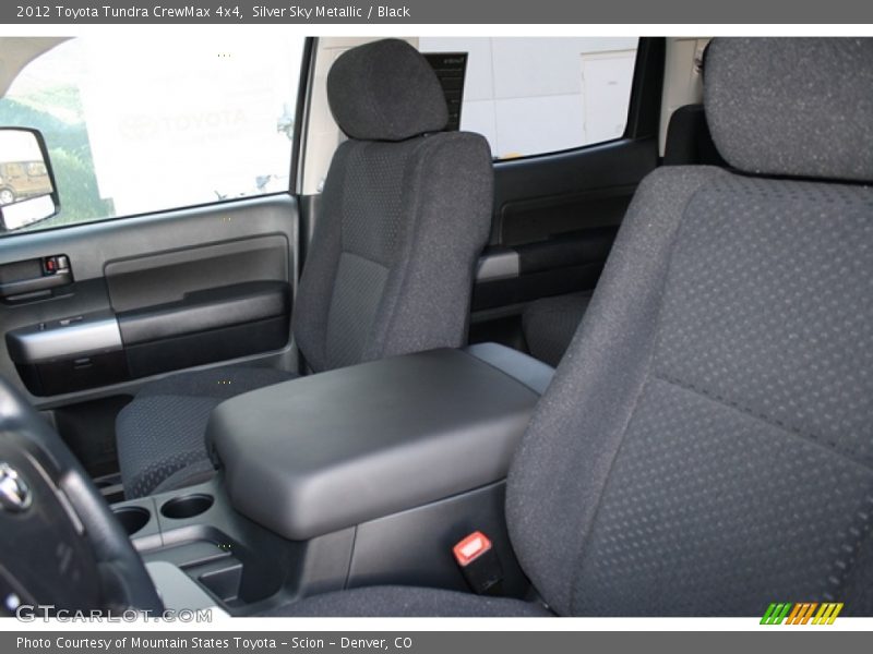 Silver Sky Metallic / Black 2012 Toyota Tundra CrewMax 4x4