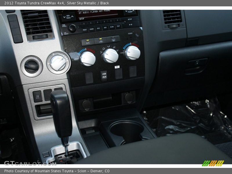 Silver Sky Metallic / Black 2012 Toyota Tundra CrewMax 4x4