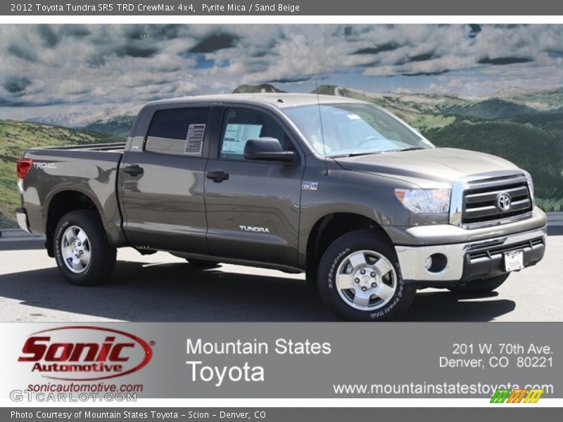 Pyrite Mica / Sand Beige 2012 Toyota Tundra SR5 TRD CrewMax 4x4