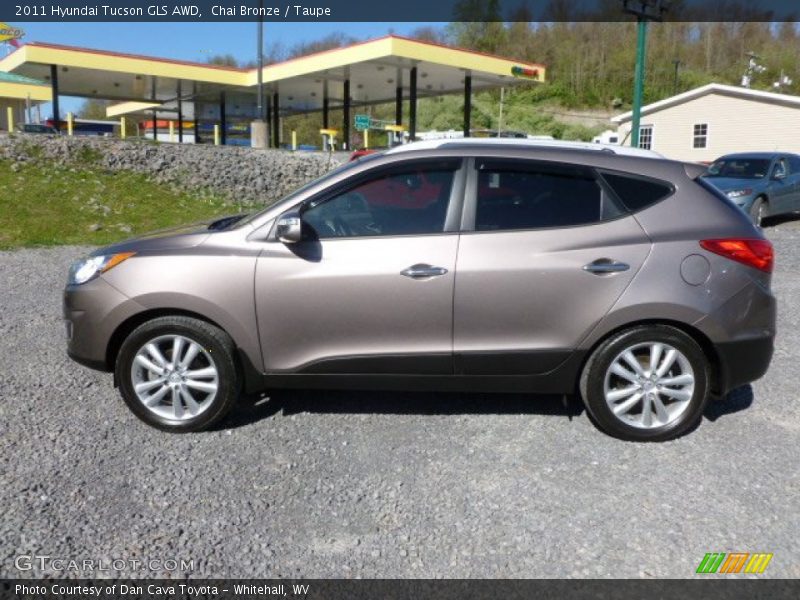 Chai Bronze / Taupe 2011 Hyundai Tucson GLS AWD