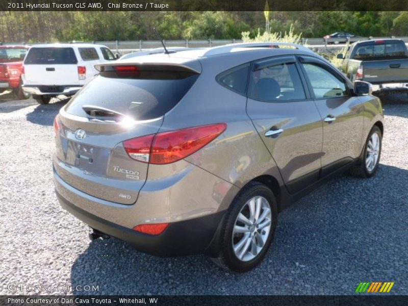 Chai Bronze / Taupe 2011 Hyundai Tucson GLS AWD
