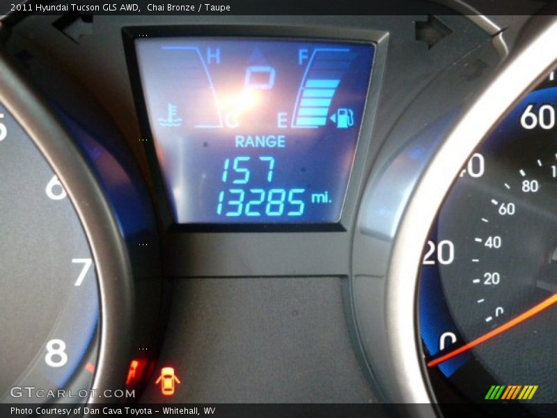Chai Bronze / Taupe 2011 Hyundai Tucson GLS AWD
