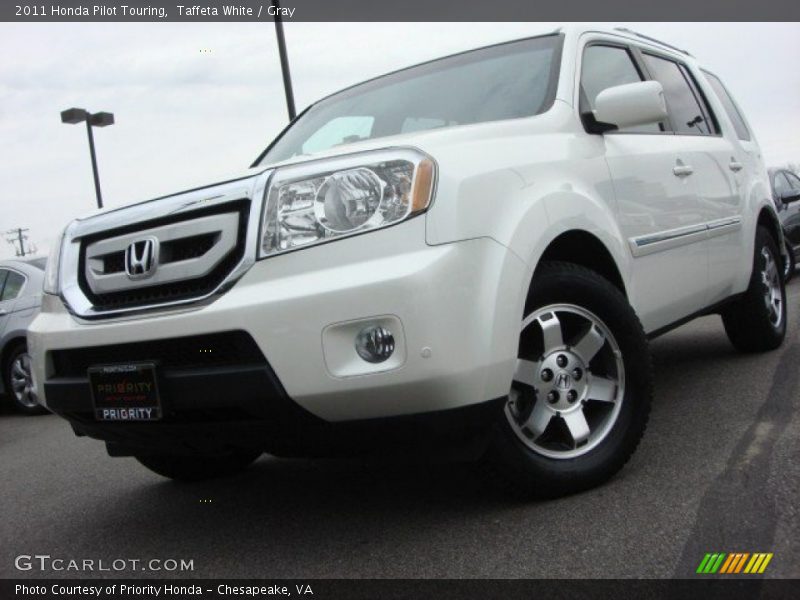 Taffeta White / Gray 2011 Honda Pilot Touring