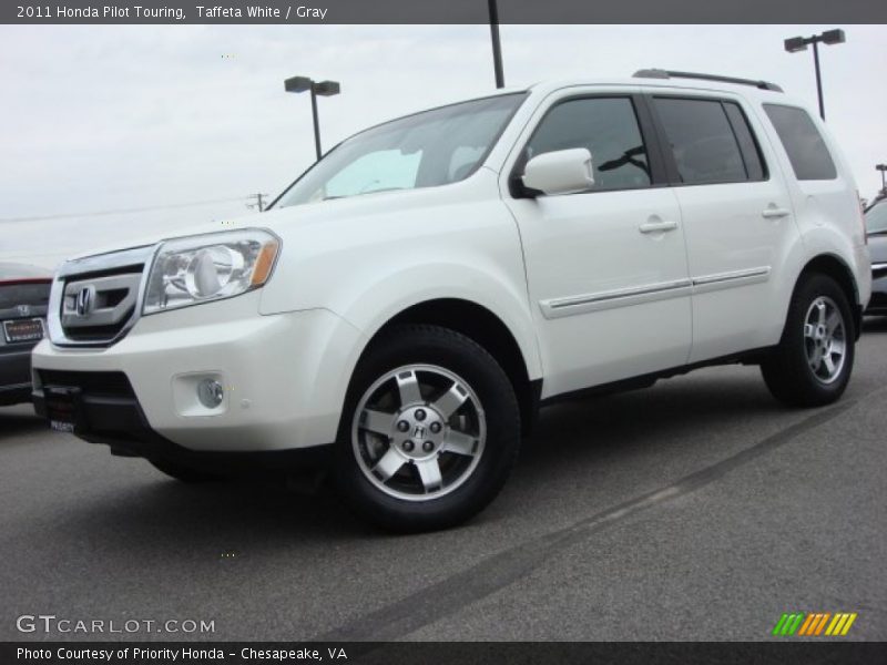 Taffeta White / Gray 2011 Honda Pilot Touring