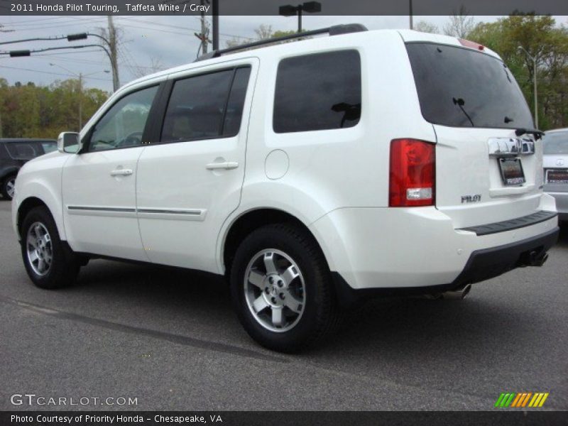 Taffeta White / Gray 2011 Honda Pilot Touring