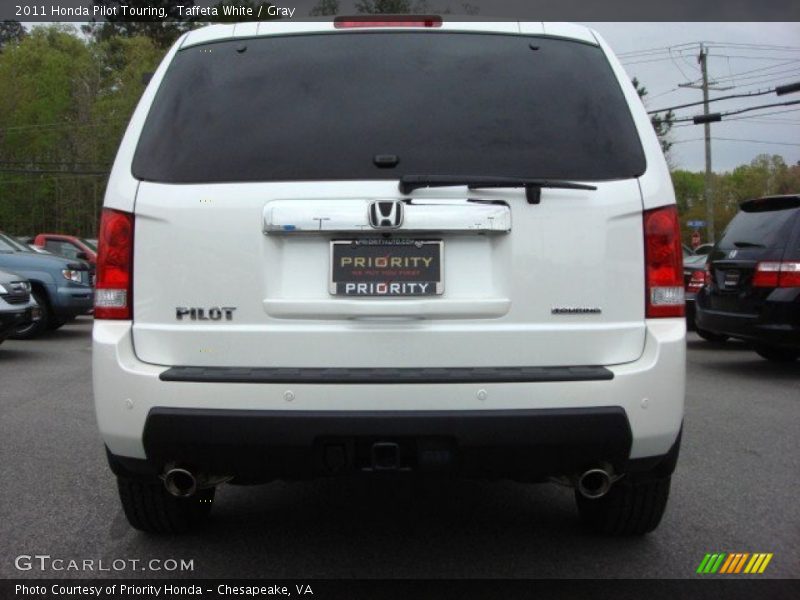 Taffeta White / Gray 2011 Honda Pilot Touring