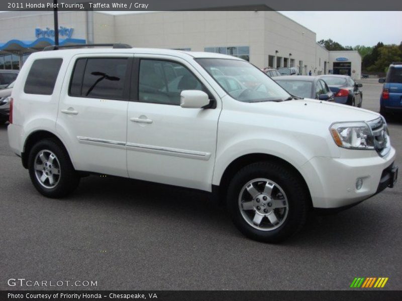 Taffeta White / Gray 2011 Honda Pilot Touring