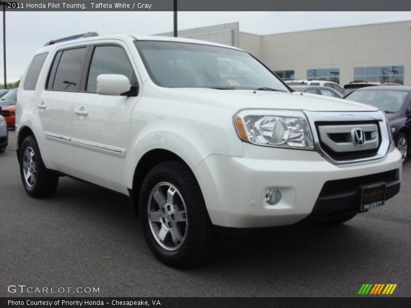 Taffeta White / Gray 2011 Honda Pilot Touring