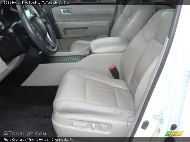 Taffeta White / Gray 2011 Honda Pilot Touring