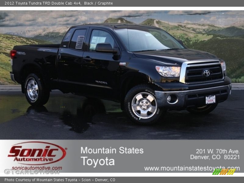 Black / Graphite 2012 Toyota Tundra TRD Double Cab 4x4