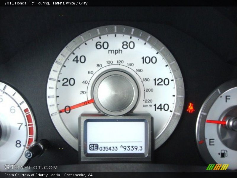 Taffeta White / Gray 2011 Honda Pilot Touring