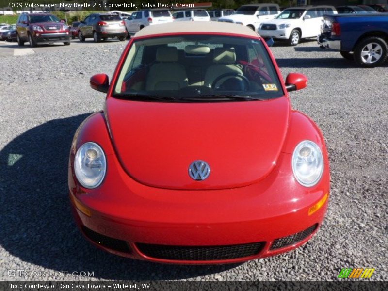 Salsa Red / Cream 2009 Volkswagen New Beetle 2.5 Convertible