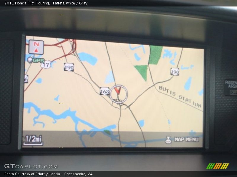 Taffeta White / Gray 2011 Honda Pilot Touring