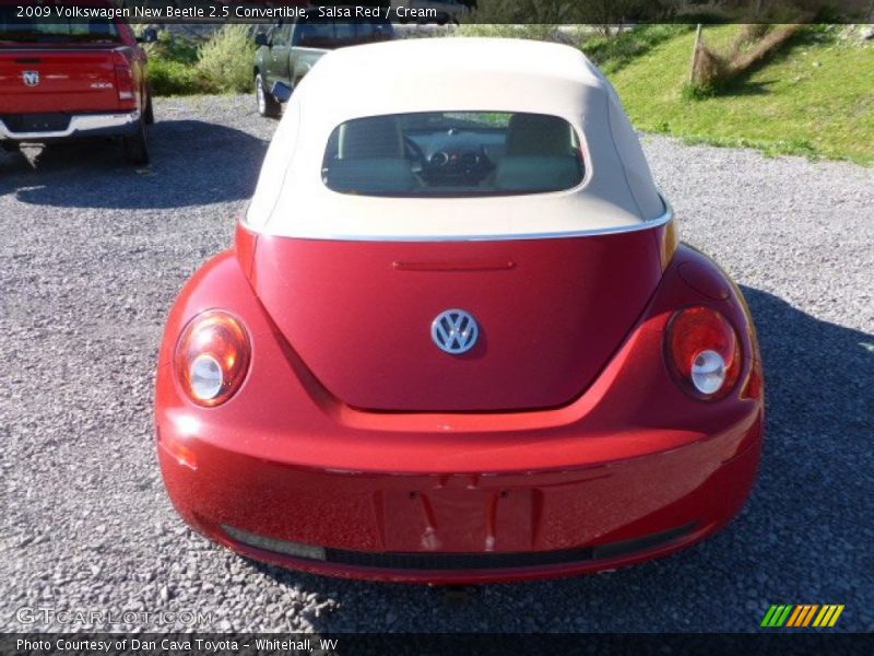 Salsa Red / Cream 2009 Volkswagen New Beetle 2.5 Convertible