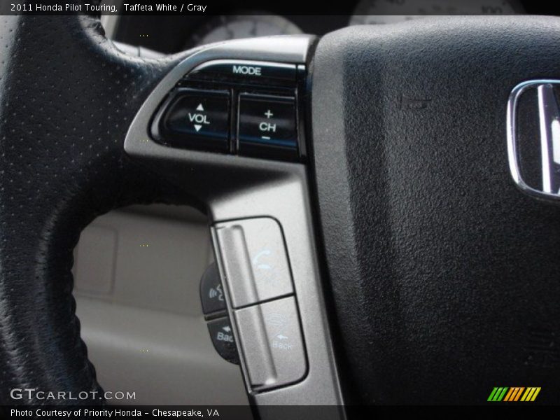 Taffeta White / Gray 2011 Honda Pilot Touring