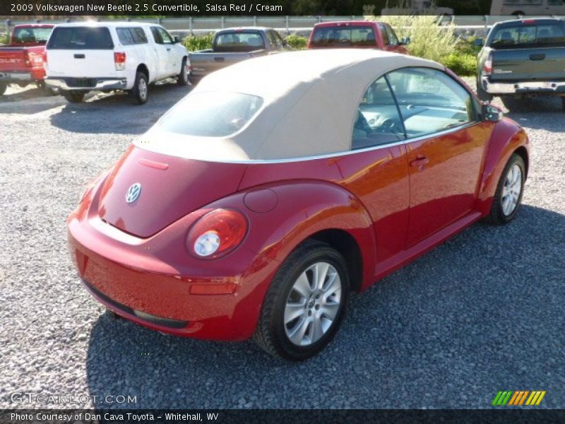Salsa Red / Cream 2009 Volkswagen New Beetle 2.5 Convertible