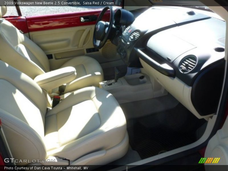 Salsa Red / Cream 2009 Volkswagen New Beetle 2.5 Convertible