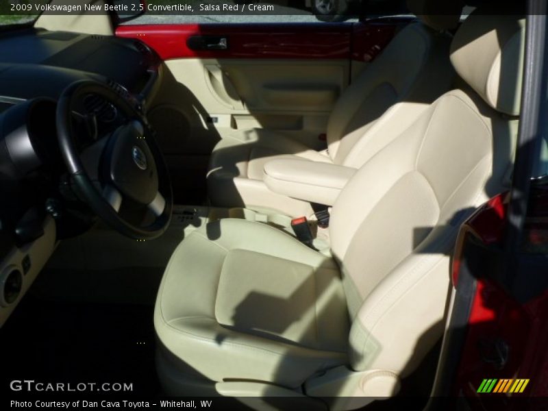 Salsa Red / Cream 2009 Volkswagen New Beetle 2.5 Convertible