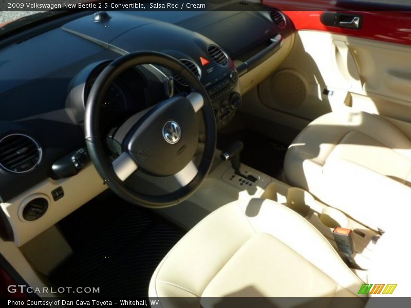 Salsa Red / Cream 2009 Volkswagen New Beetle 2.5 Convertible