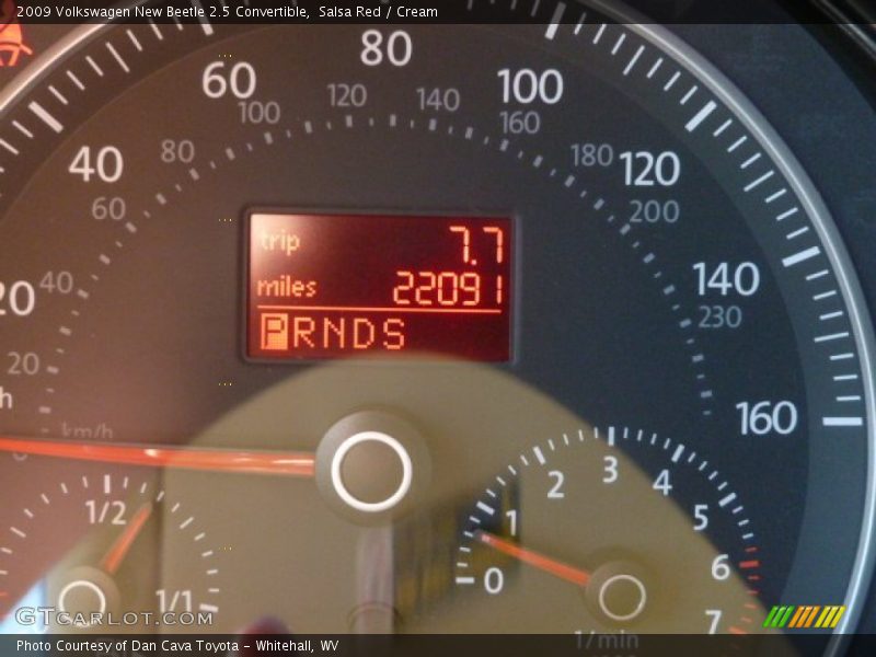 Salsa Red / Cream 2009 Volkswagen New Beetle 2.5 Convertible