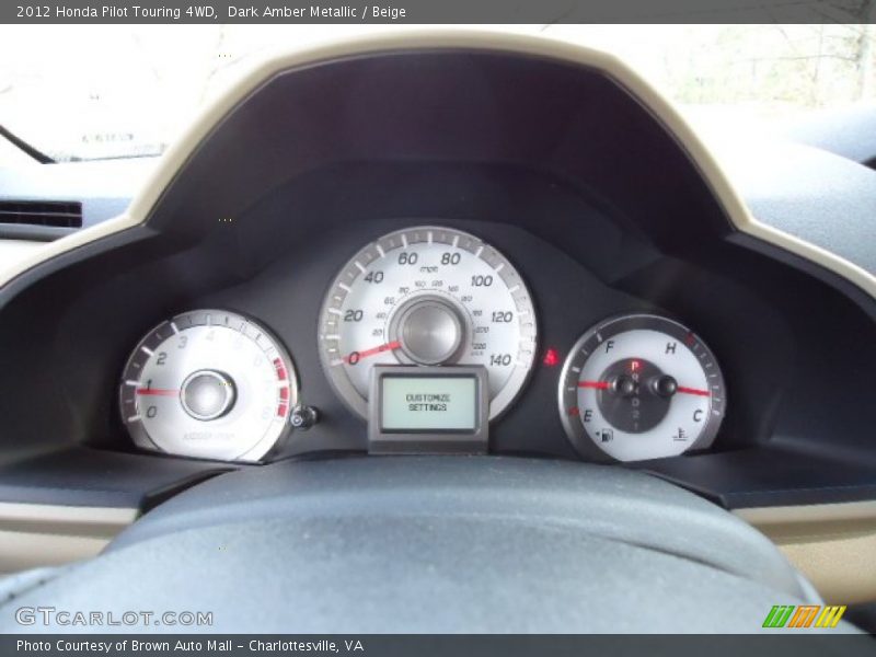  2012 Pilot Touring 4WD Touring 4WD Gauges