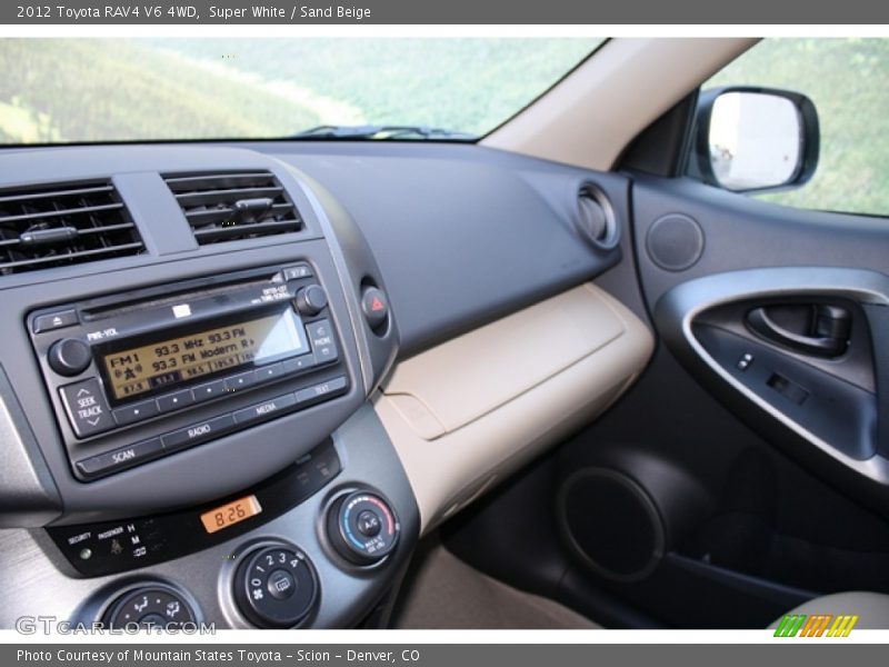 Super White / Sand Beige 2012 Toyota RAV4 V6 4WD