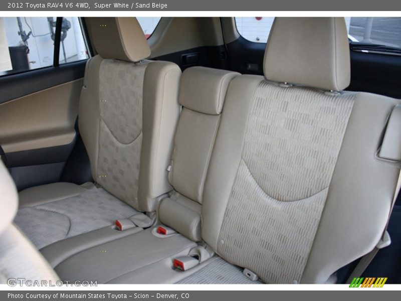 Super White / Sand Beige 2012 Toyota RAV4 V6 4WD