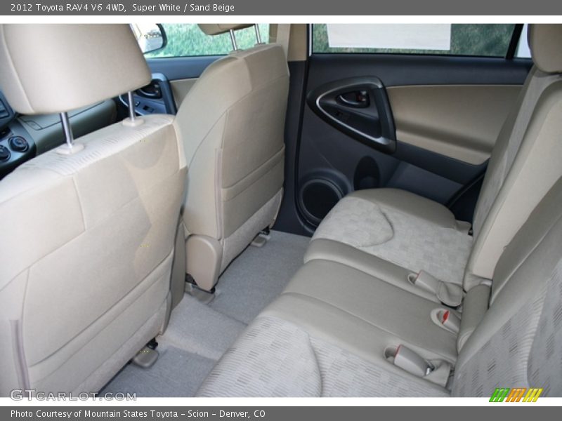 Super White / Sand Beige 2012 Toyota RAV4 V6 4WD