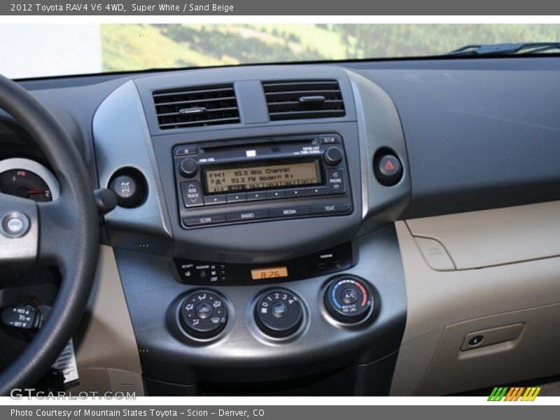 Super White / Sand Beige 2012 Toyota RAV4 V6 4WD