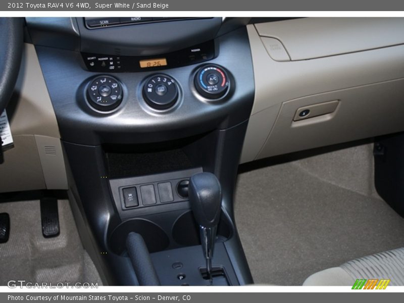 Super White / Sand Beige 2012 Toyota RAV4 V6 4WD