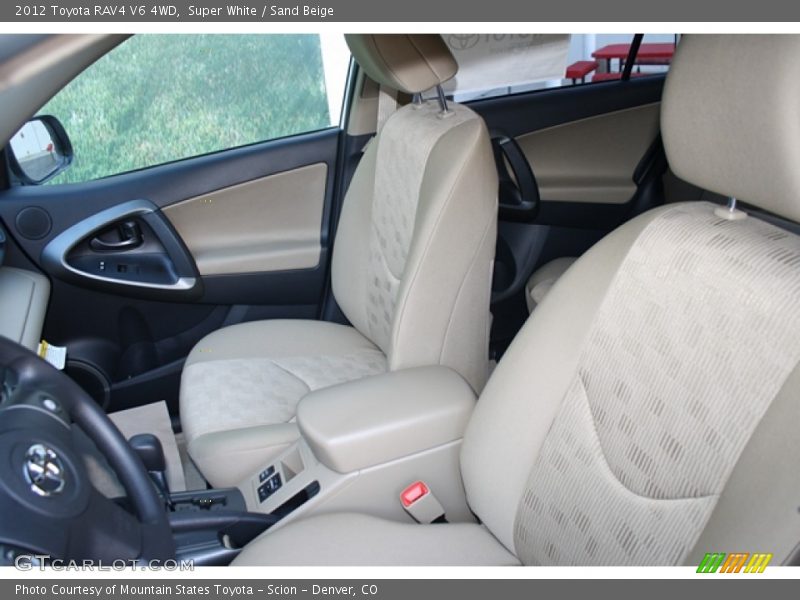 Super White / Sand Beige 2012 Toyota RAV4 V6 4WD