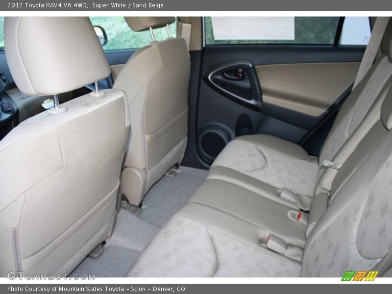 Super White / Sand Beige 2012 Toyota RAV4 V6 4WD