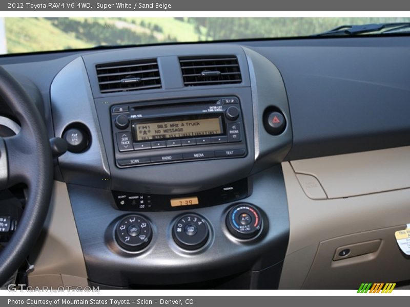 Super White / Sand Beige 2012 Toyota RAV4 V6 4WD