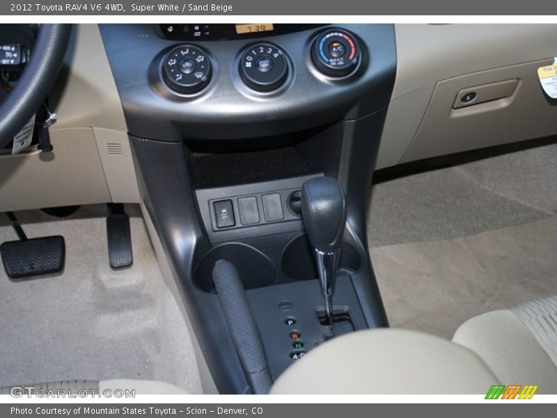 Super White / Sand Beige 2012 Toyota RAV4 V6 4WD