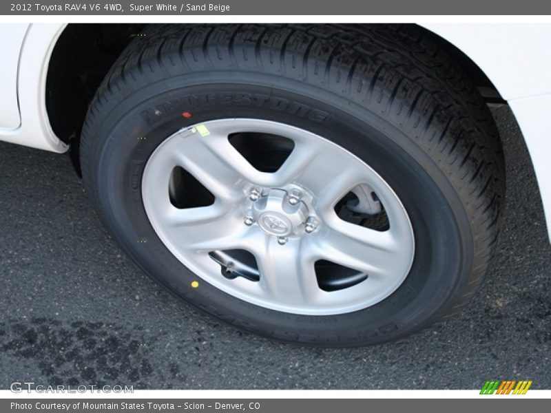 Super White / Sand Beige 2012 Toyota RAV4 V6 4WD