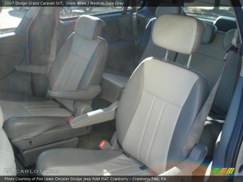 Stone White / Medium Slate Gray 2007 Dodge Grand Caravan SXT