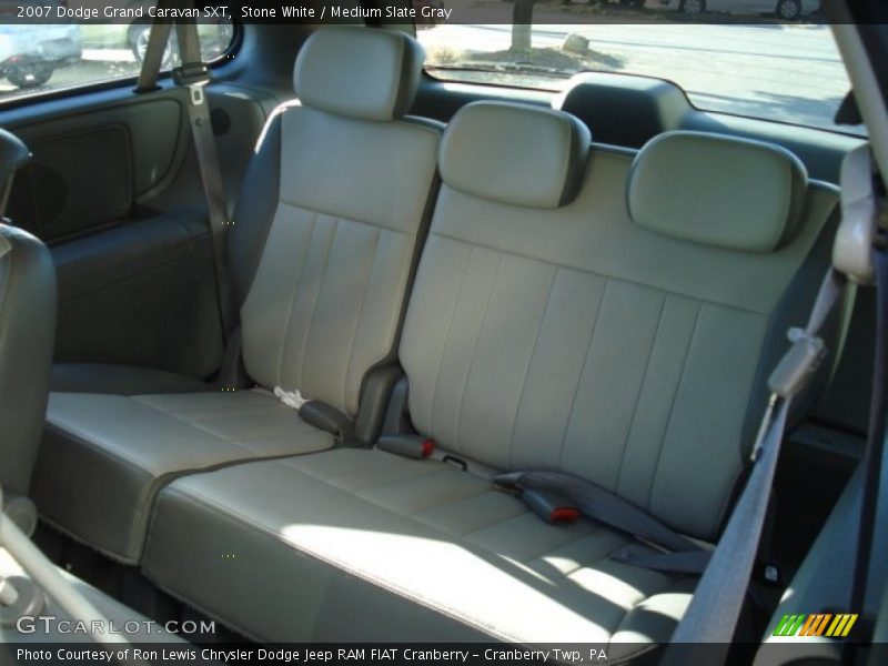 Stone White / Medium Slate Gray 2007 Dodge Grand Caravan SXT