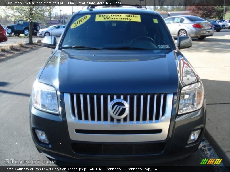 Black Pearl Slate Metallic / Black 2009 Mercury Mariner Premier 4WD