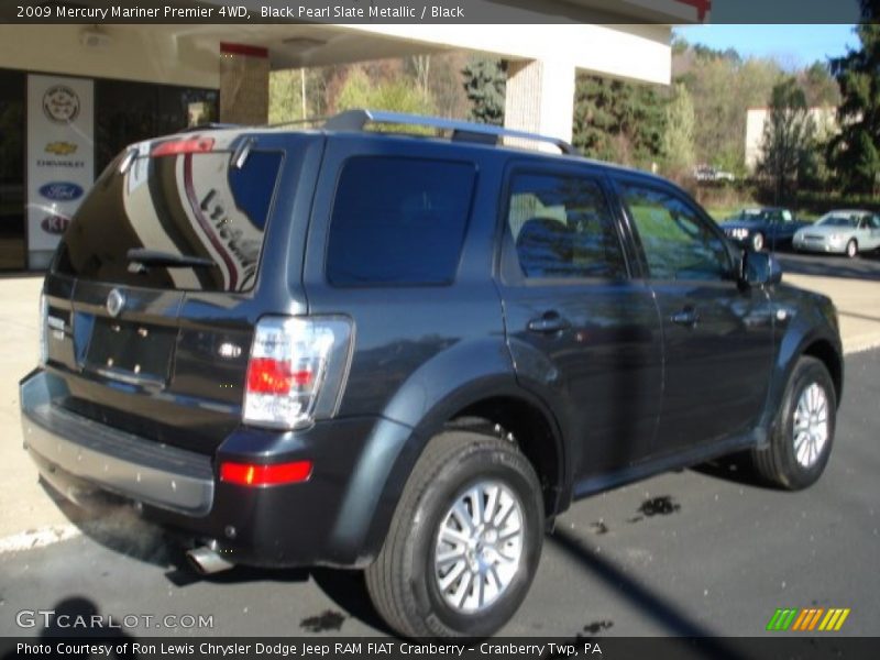 Black Pearl Slate Metallic / Black 2009 Mercury Mariner Premier 4WD